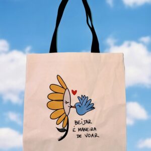 Ecobag Beijar é Maneira de Voar